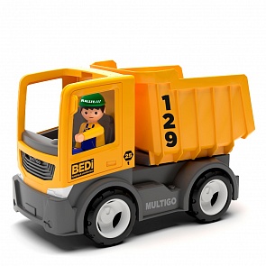 Строительный самосвал с водителем, 22 см. (Efko, 27271EF-CH)